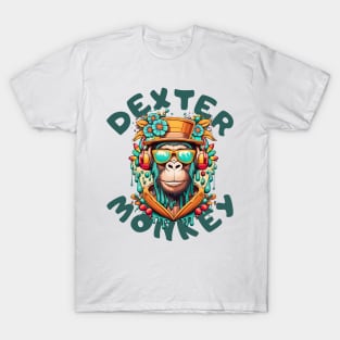 Cyborg Monkey Dexter T-Shirt